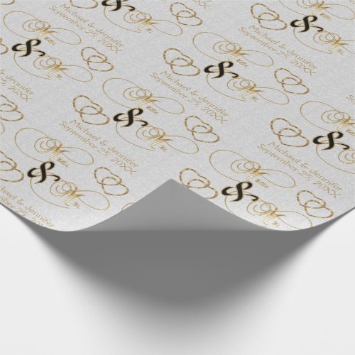 Mr  Mrs _ Personalized Wrapping Paper