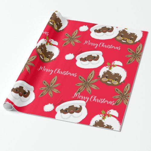 Mr  Mrs Santa Claus Gift Wrap 