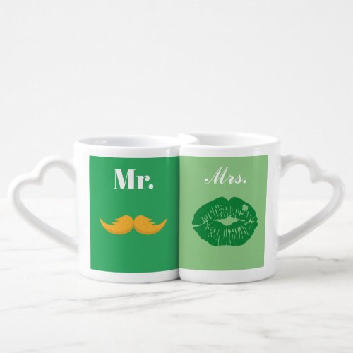 Mr  Mrs ST Patricks Day Couple Mug