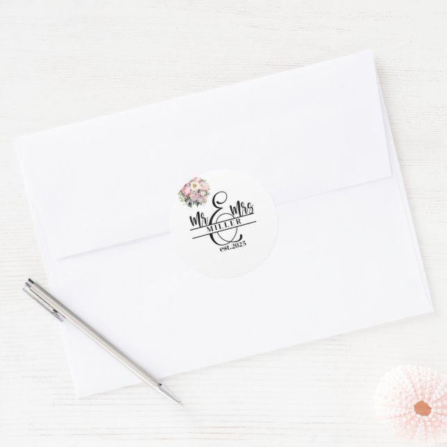 Mr. & Mrs. Sticker (Envelope)