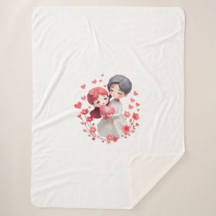 Mr. & Mrs. Together Forever" Couple’s Blanket