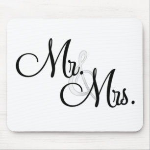 Mr. & Mrs. Unique Items Mouse Pad