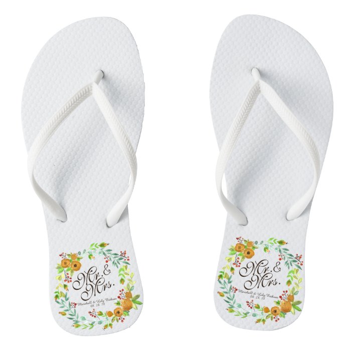 mr and mrs flip flops