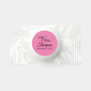 Mr. & Mrs. Wedding Celebration Date Life Saver® Mints
