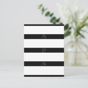 Mr. & Mrs. Wedding Congratulations Marriage Card