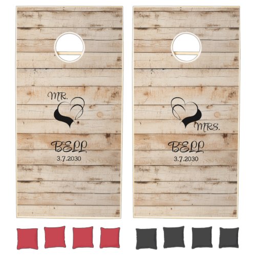 MR   MRS Wedding Cornhole Set