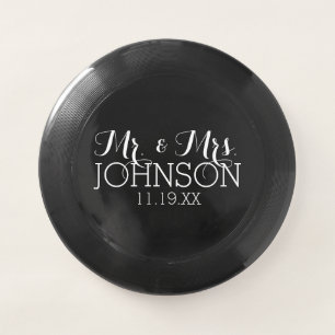 Mr & Mrs Wedding Favor Solid Color Wham-O Frisbee