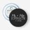 Mr & Mrs Wedding Favors Solid Color Black