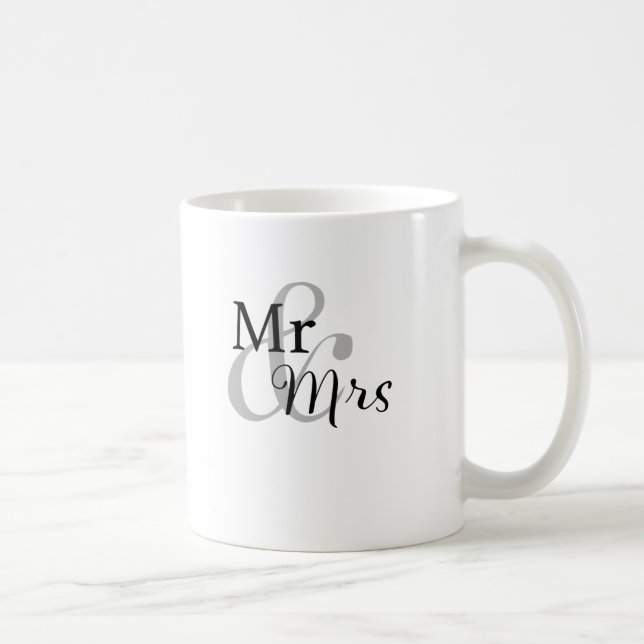 Mr & Mrs Wedding Mug (Right)