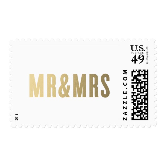 Mr. & Mrs. | Wedding Postage