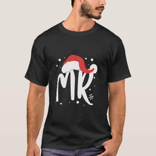 Mr Mrs Wedding Ugly Santa  T_Shirt