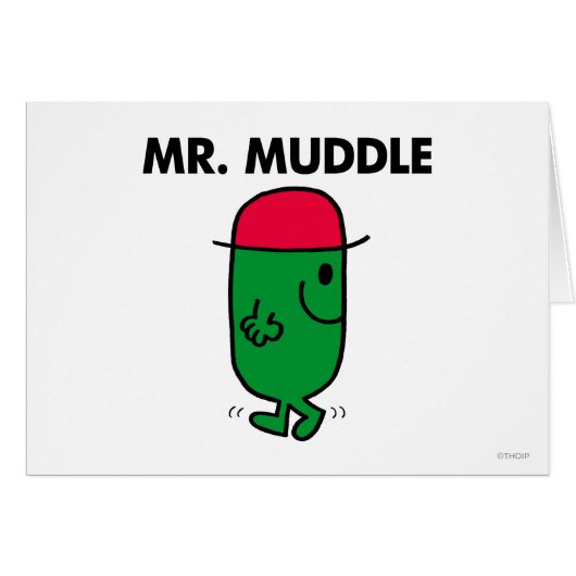 Mr. Muddle | Walking Backwards Cards (Front Horizontal)