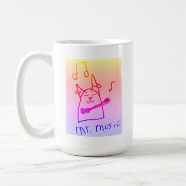 Mr Music Coffee Mug (Left)