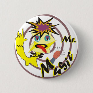 Mr Music Pinback Button