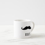 Mr. Mustache : Espresso Mug at Zazzle