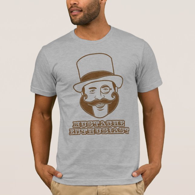 Mr. Mustache Man T-Shirt (Front)