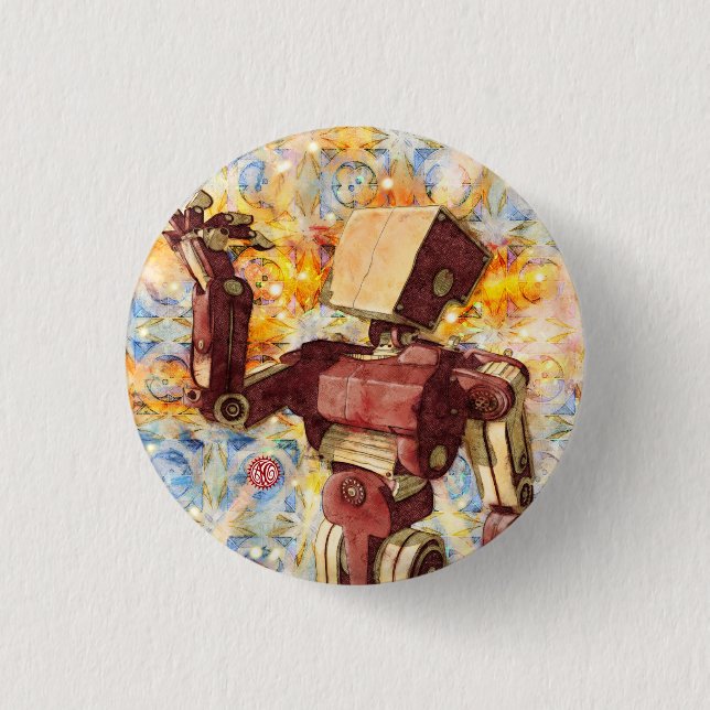 Mr. Myself Pinback Button (Front)