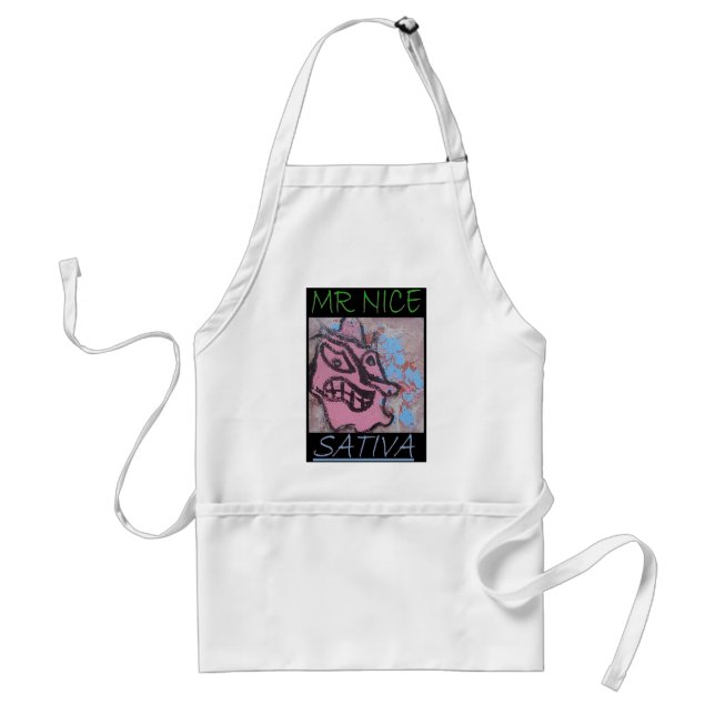 MR NICE SATIVA ADULT APRON (Front)