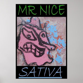 MR NICE SATIVA POSTER