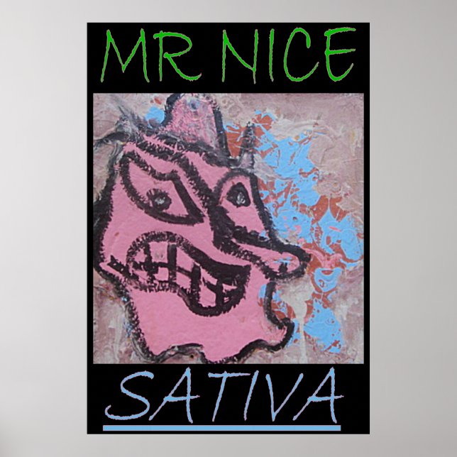 MR NICE SATIVA POSTER (Front)