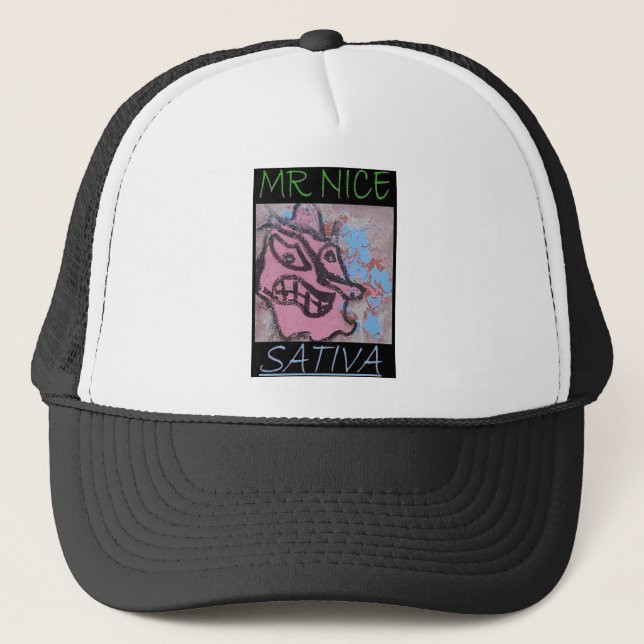 MR NICE SATIVA TRUCKER HAT (Front)