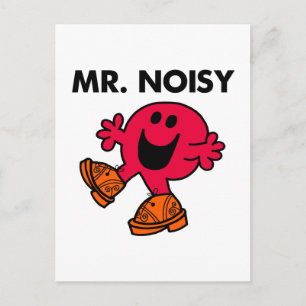Mr. Noisy   Large Walking Clogs Postcard