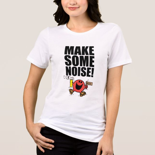 Mr. Noisy | Make Some Noise Tri-Blend Shirt (Front)