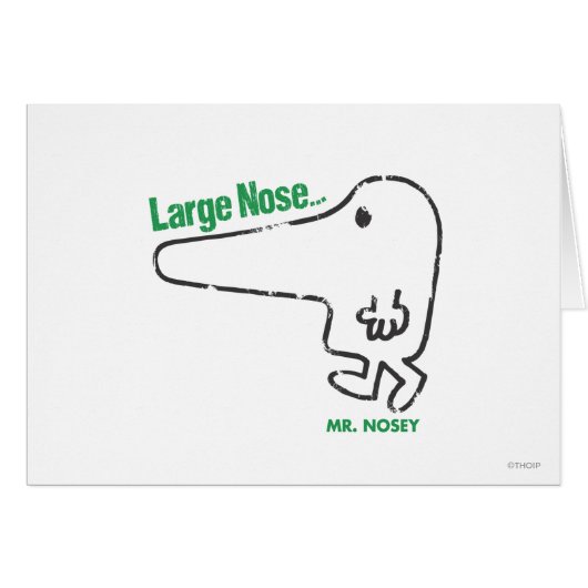 Mr. Nosey | Large Nose Cards (Front Horizontal)