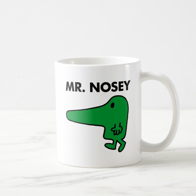 Mr. Nosey | Leading By A Nose Coffee Mug (Right)