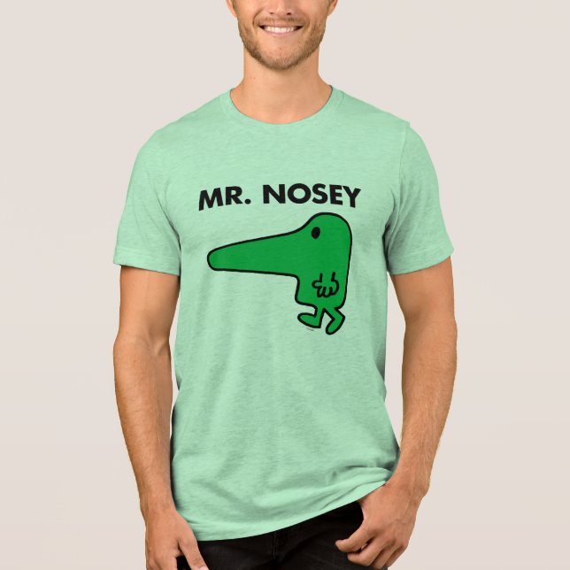 Mr. Nosey | Leading By A Nose Tri-Blend Shirt (Front)