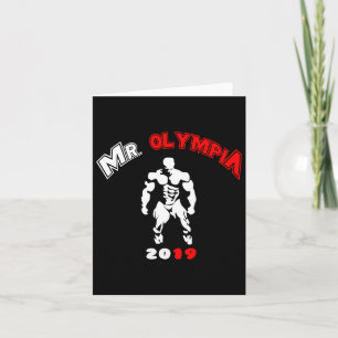 Mr Olympia 2019 Gym Bodybuilding Fitness Workout  Card