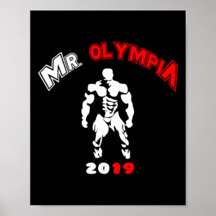 Mr Olympia 2019 Gym Bodybuilding Fitness Workout Poster