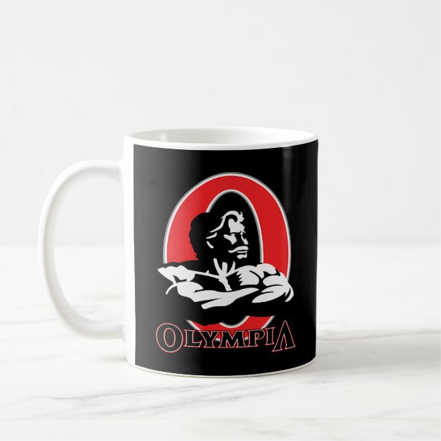 Mr Olympia Bodybuilding Fitness Gym Coffee Mug (Left)