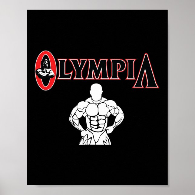 Mr Olympia For Men Women Fitness Bodybuilding 4  Poster (Front)