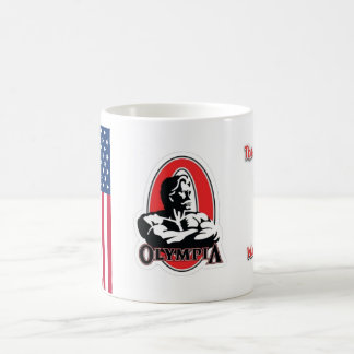 Mr Olympia mug with USA flag 🇺🇸