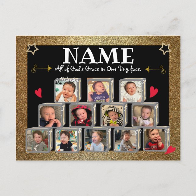 Mr One-derful Birthday Invites (Back)