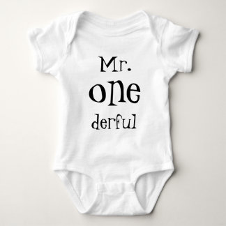 Mr One-derful Onsie Baby Bodysuit