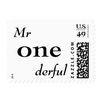 Mr One-derful Stamp