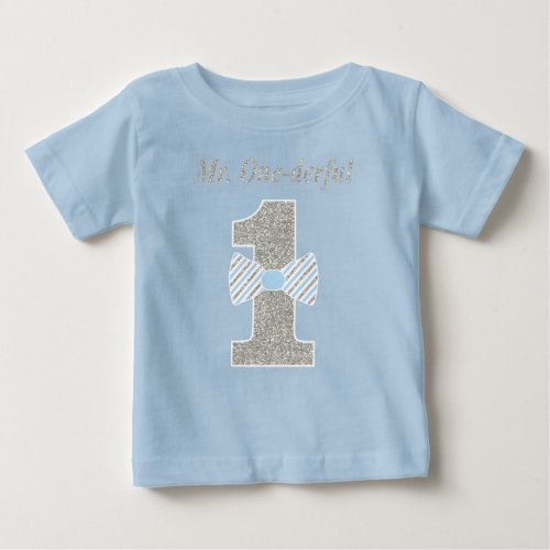 Mr ONE_derful Toddler T_shirt Mr Onederful Baby T_Shirt