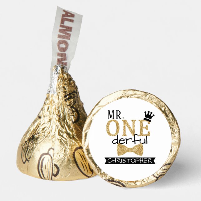 Mr. ONEderful 1st Birthday Party Favor (Front)