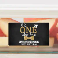 Mr Onederful Birthday Favor Bags