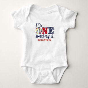Mr. ONEderful Baby Romper - First Birthday Outfit