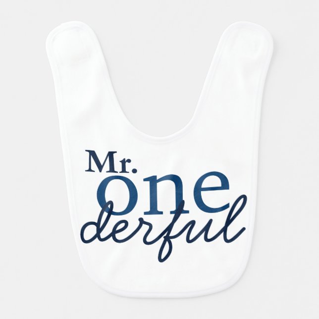 Mr Onederful Bib (Front)