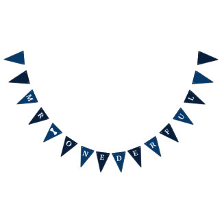 Mr. Onederful Birthday Banner