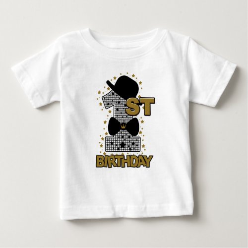 Mr Onederful Birthday Boy One Derful Baby T_Shirt