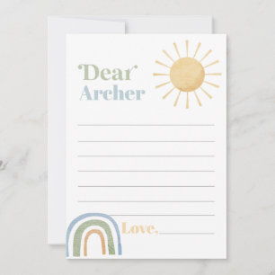 Mr Onederful Birthday Time Capsule Message Card