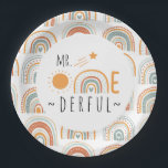 MR Onederful Boho Rainbow First Birthday  Paper Plates<br><div class="desc">MR Onederful Boho Rainbow First Birthday Paper Plates. Matching items available.</div>