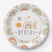MR Onederful Boho Rainbow First Birthday 