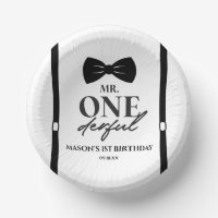 Mr. ONEderful Bowtie First 1st Birthday Party