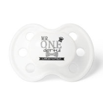 Mr. ONEderful boys 1st Birthday Pacifier